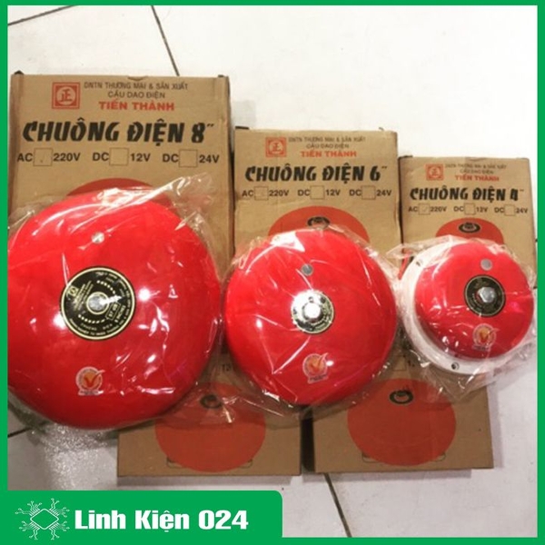 Chuông Điện 220V Đường Kính 4 Inch, 6 Inch, 8Inch, 10 Inch