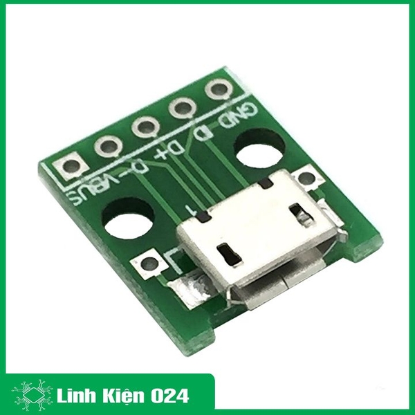 BO CHUYỂN MICRO USB-5P TO 2.54MIL DIP (K2H10-1)