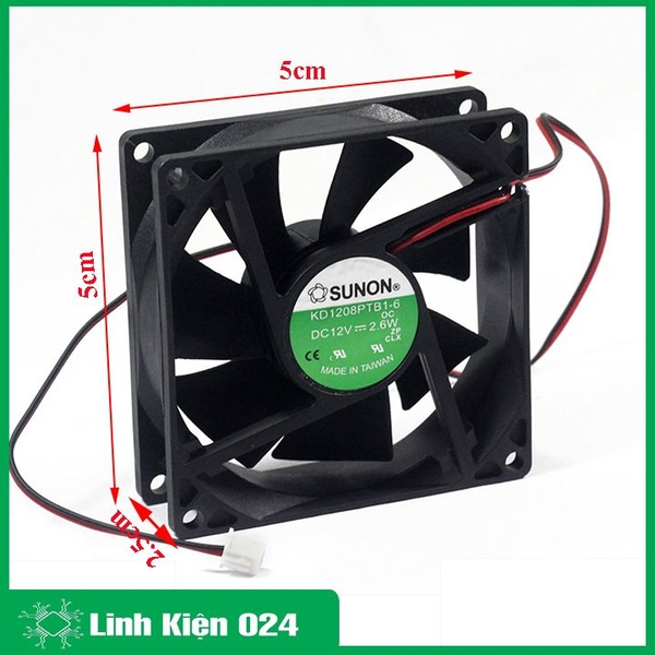 Quạt Tản Nhiệt 5x5x2.5 12VDC