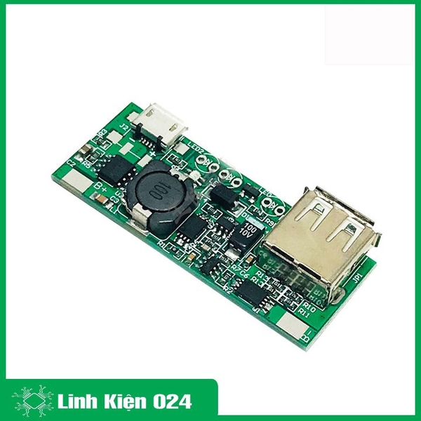 Mạch Sạc Pin Dự Phòng 5V 1A - Xanh Lá (K2A2)