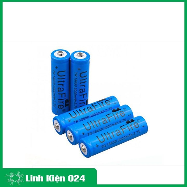 Bộ 5 Viên Pin Sạc 18650 3.7V (Màu Ngẫu Nhiên) - 1200MAH