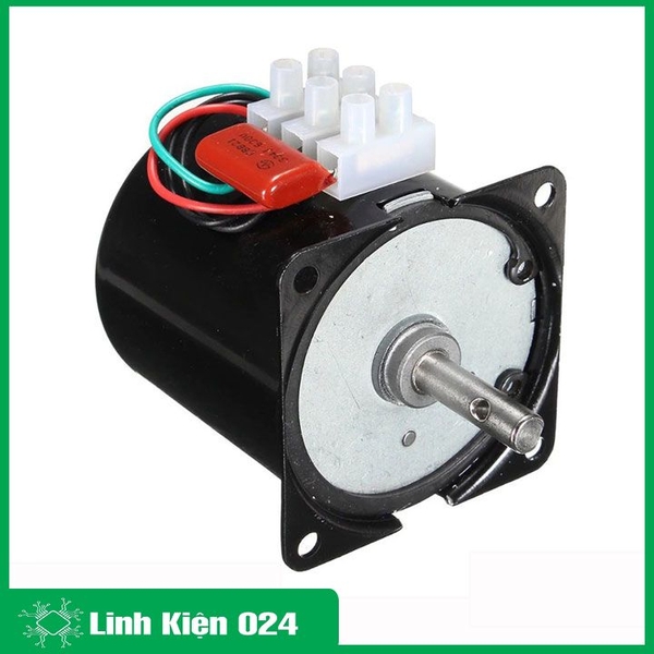 ĐỘNG CƠ GIẢM TỐC 220VAC 60KTYZ TRỤC 7MM