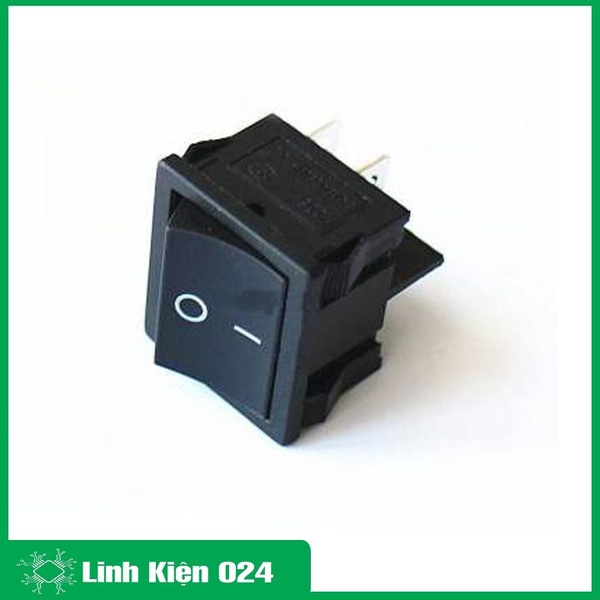 CÔNG TẮC BẬP BÊNH KCD5 - 6A/250V 4P 21x24mm (k1e18)