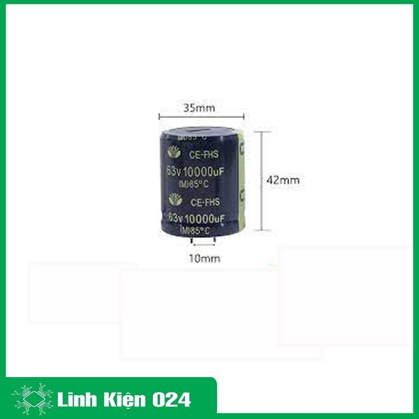 Tụ Hóa 63V 10000uF DEAWOO CE-FHS