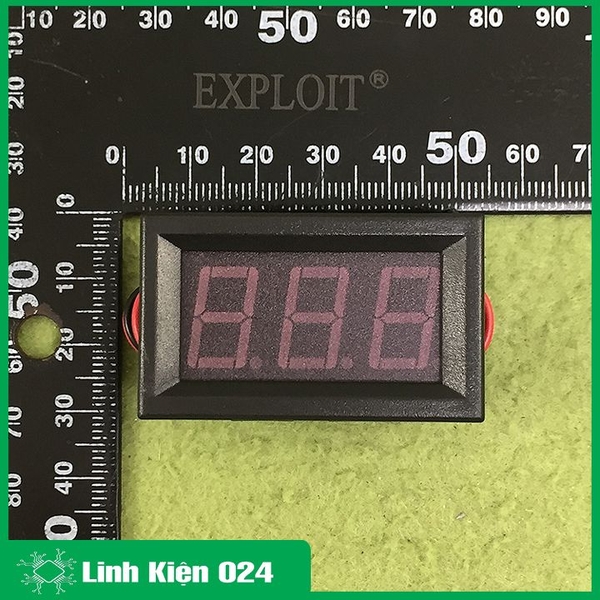 Vôn Kế Điện Tử 0.56 Inch 5-120VDC Đỏ (K2H7)