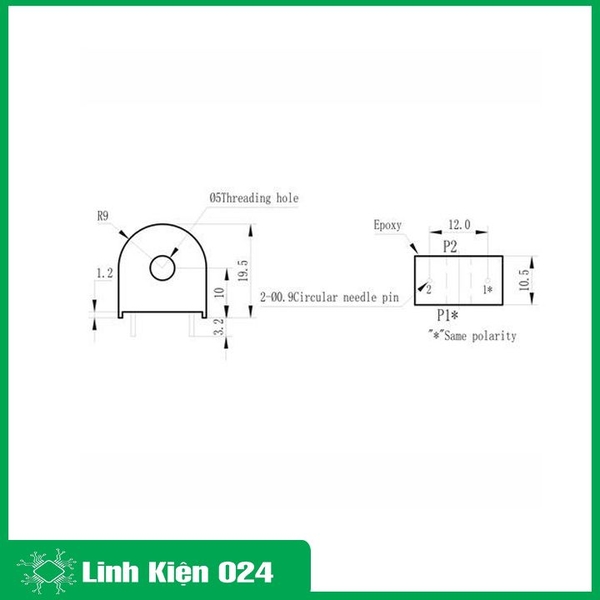 Cảm Biến Dòng ZMCT103C 5A/5mA (K3A17-1)
