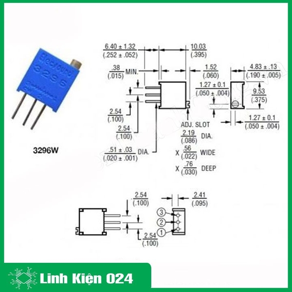 Biến Trở Vi Chỉnh 3296W