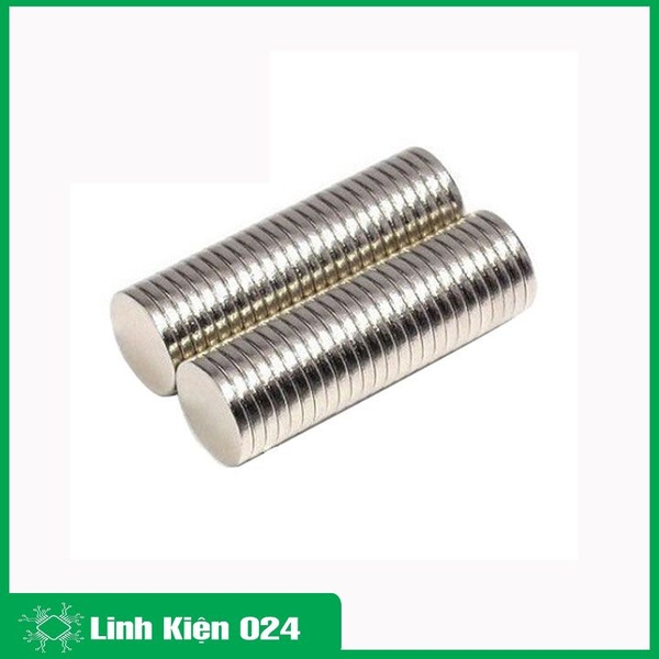 Bộ 50 Viên Nam Châm Đất Hiếm Tròn 5x2mm (Từ Tính Hút Cực Mạnh)
