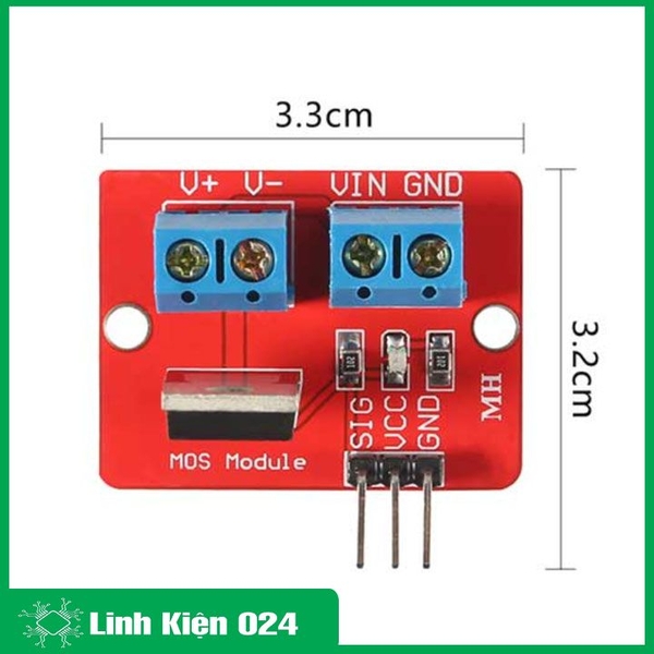 Module Điều Khiển Công Suất MOSFET IRF520 (K4D15)