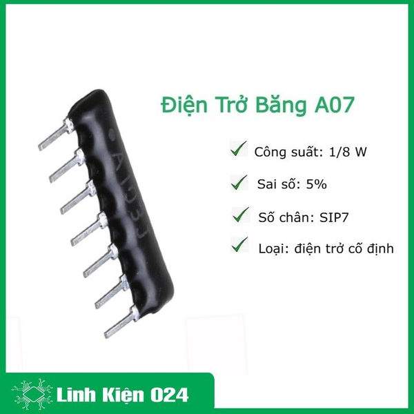 Điện Trở Băng A07 ( Trở Thanh )