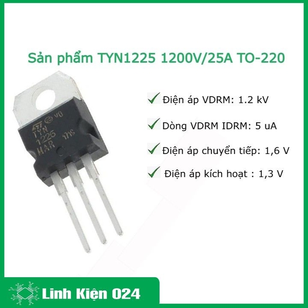TYN1225 1200V/25A TO-220 (K9E1)