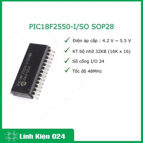 PIC18F2550-I/SO SOP28