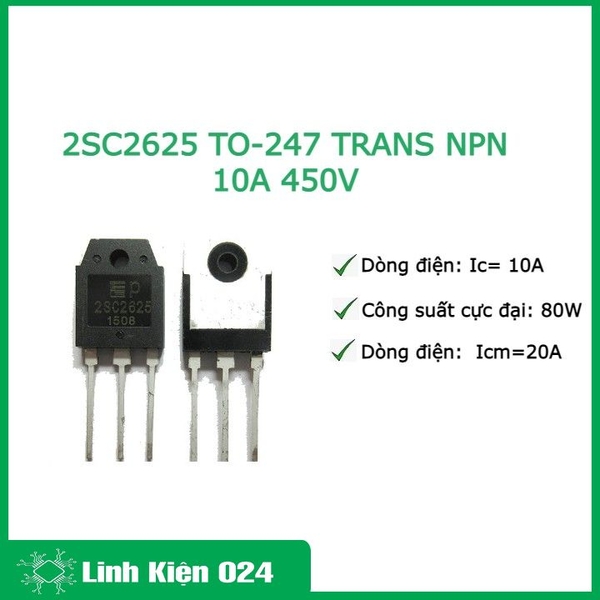 2SC2625 TO-247 TRANS NPN 10A 450V k9d1