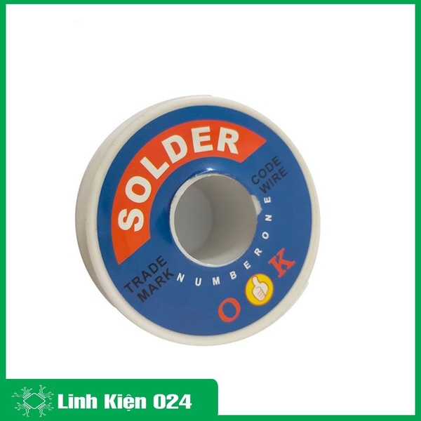 Thiếc Oke Hàng Chính Hãng 0.8mm 63/37 Cuộn 50g