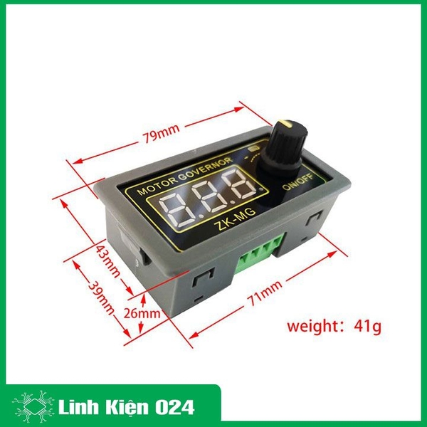 Bộ Điều Khiển Tốc Độ Động Cơ DC PWM ZK-MG 150W 5-30VDC (K4D19)