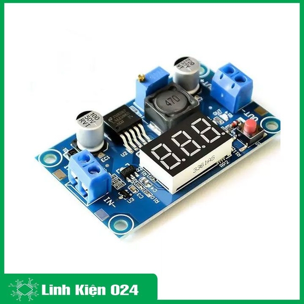 Module Buck Hạ Áp LM2596 Màn Hình Hiển Thị Led In 4-40V Out 1.25-37V 3A (K2F8)