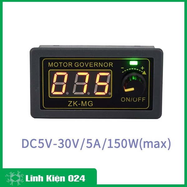 Bộ Điều Khiển Tốc Độ Động Cơ DC PWM ZK-MG 150W 5-30VDC (K4D19)