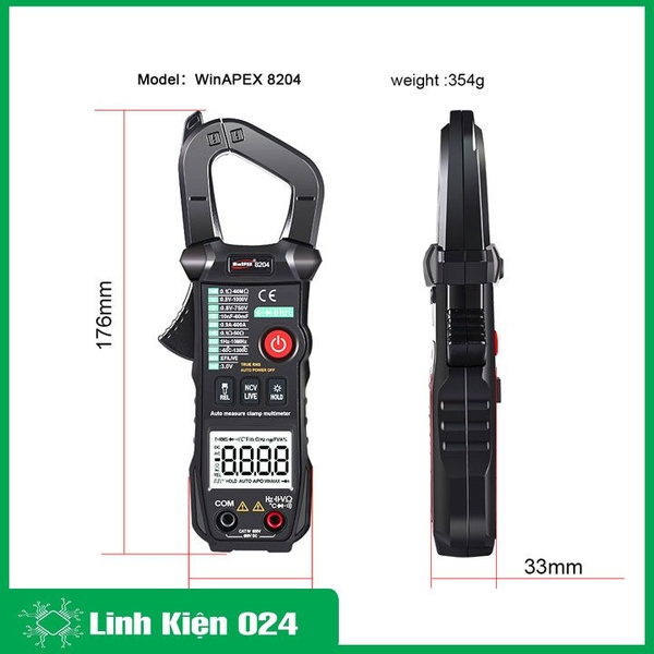 Đồng Hồ Kẹp Dòng Winapex 8204