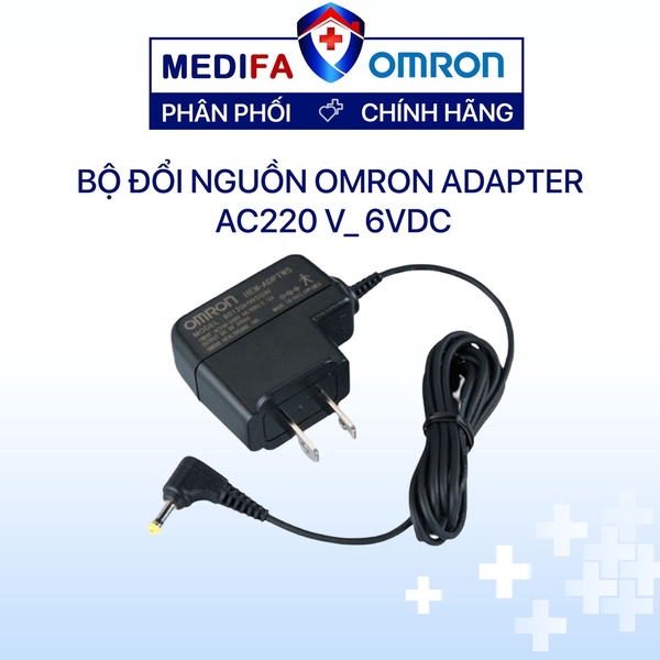 Bộ Đổi Nguồn Máy Đo Huyết Áp Bắp Tay Omron - Adapter AC220V/6VDC