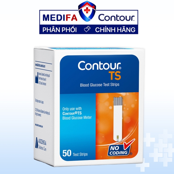 Hộp 50 que thử đường huyết Contour TS