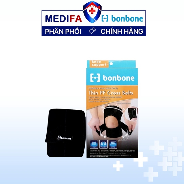 Đai bảo vệ đầu gối Bonbone Thin PF Cross Belt