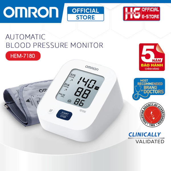 Máy Đo Huyết Áp Bắp Tay Omron Ez lite (HEM-7180)