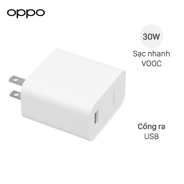 Củ Sạc Nhanh OPPO Reno4 30W VOOC Hàng FullBox Chính Hãng