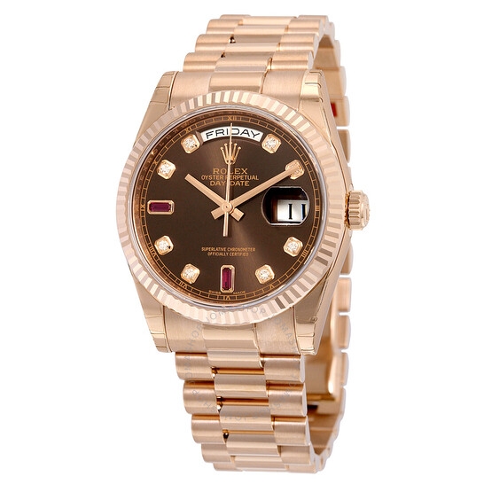 Đồng hồ Rolex Day-Date Chocolate Dial President 118235CHODRP