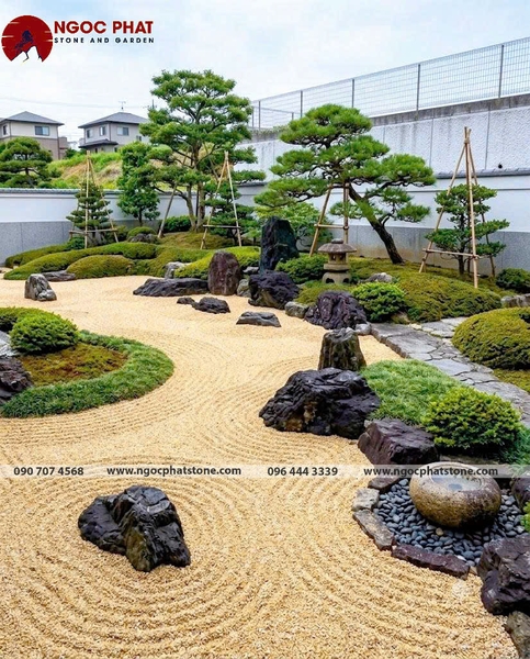 TỔNG HỢP MẪU ĐÁ SỎI TỰ NHIÊN ĐƯỢC ƯA CHUỘNG TRANG TRÍ SÂN VƯỜN