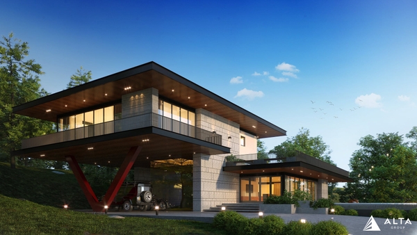 CONCEPT VILLA PHONG CÁCH HIỆN ĐẠI KẾT HỢP ĐƯỜNG NÉT INDUSTRIAL