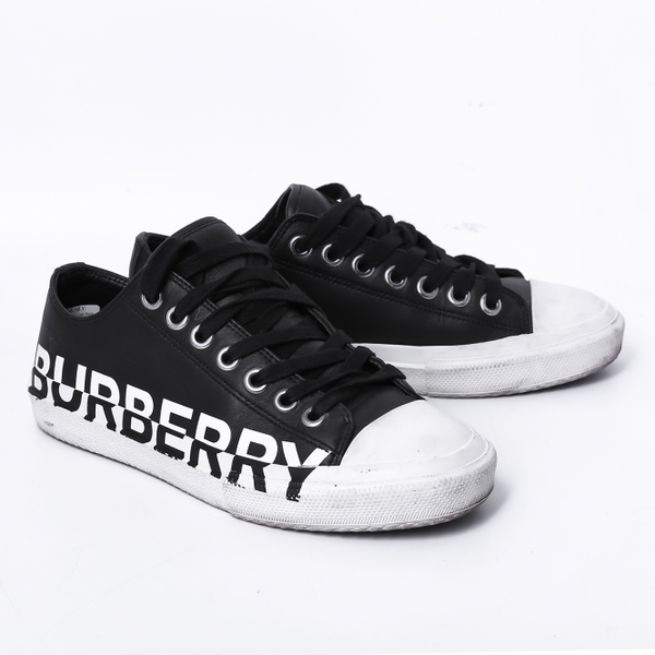 Giày Burberry Larkhall 38 Màu Đen Trắng Khóa Trắng