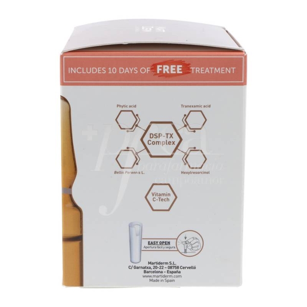 Thành phần Ampoule MartiDerm Pigment Zero DSP-Bright