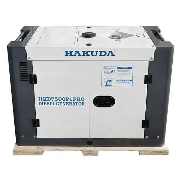 Máy Phát Điện Chạy Dầu Hakuda HKD7500P1PRO 7KW Siêu Cách Âm