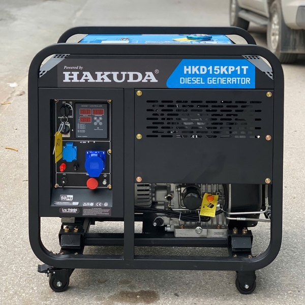 Máy Phát Điện Chạy Dầu 15KW Hakuda HKD15KP1T Chính Hãng