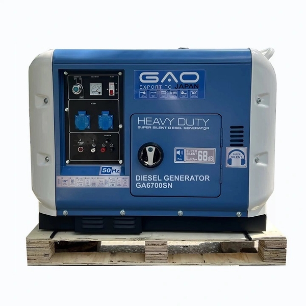 Máy Phát Điện Chạy Dầu 5KW GAO GA6700SN Siêu Cách Âm