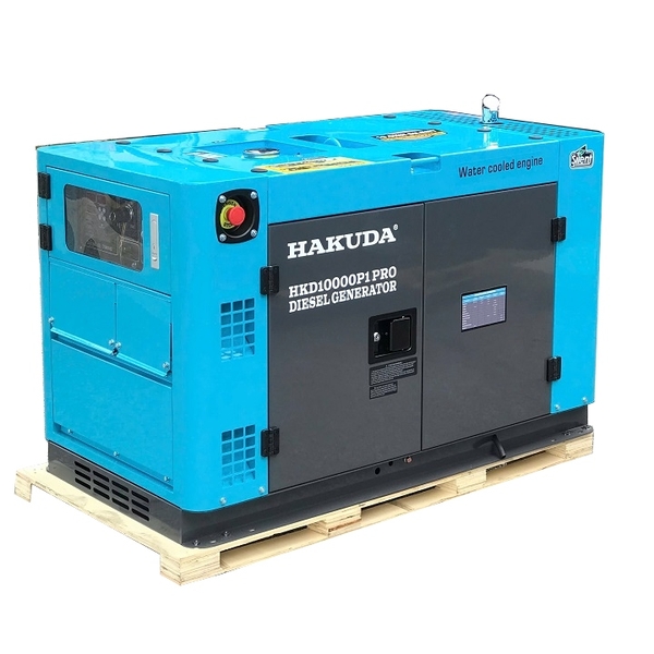 Máy Phát Điện Chạy Dầu Hakuda HKD10000P1PRO 10KW Siêu Cách Âm
