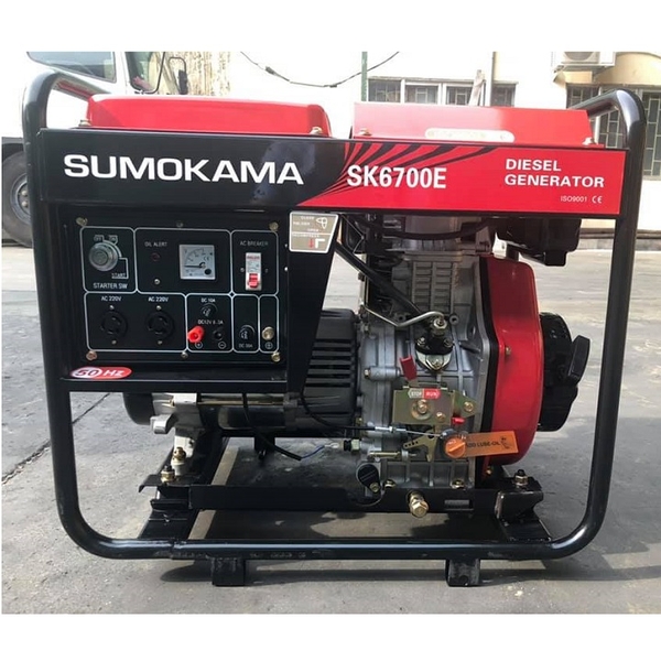 Máy Phát Điện Sumokama Chạy Dầu 5Kw SK6700E Đề