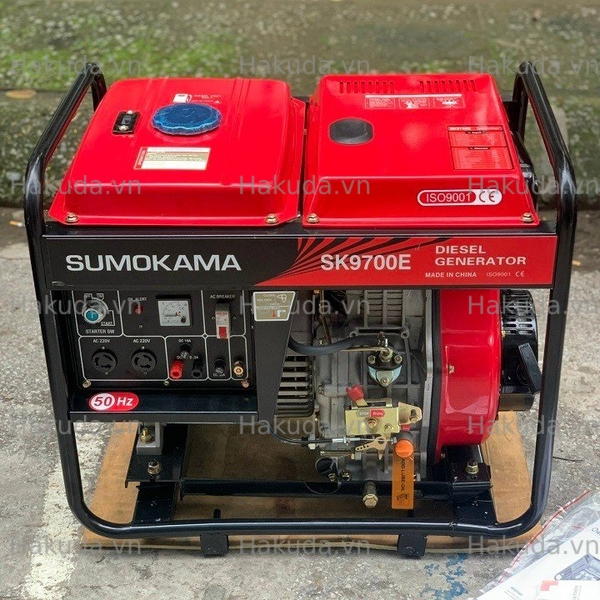 Máy Phát Điện Sumokama Chạy Dầu 6Kw SK9700E Có Đề