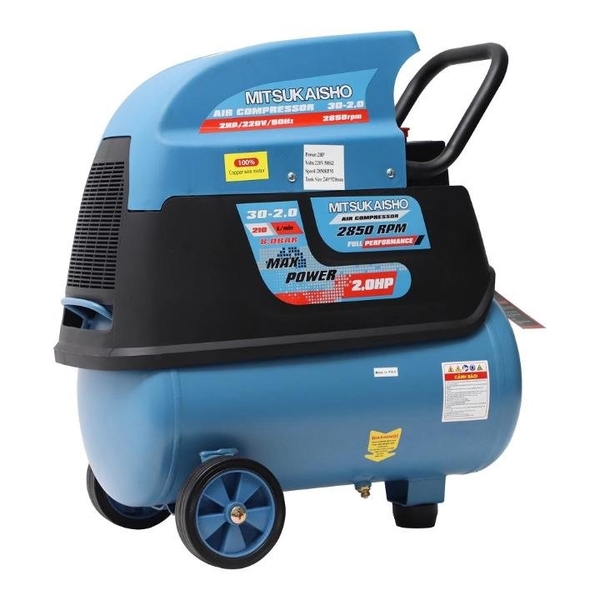 Máy Nén Khí Có Dầu Mitsukaisho 2HP 30L