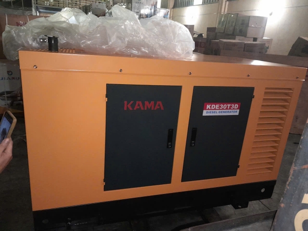 Máy Phát Điện Chạy Dầu 25Kw Kama KDE30T3D