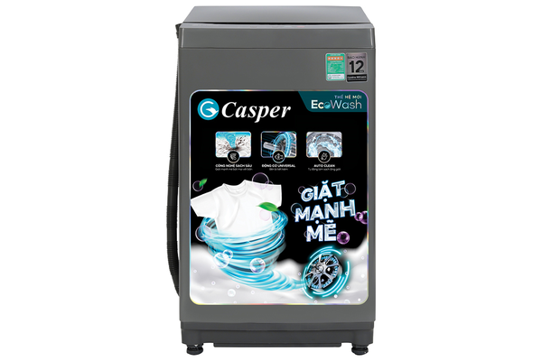 Gía giảm SỐC 3,200k Máy giặt Casper 8.5 kg WT-85NG1