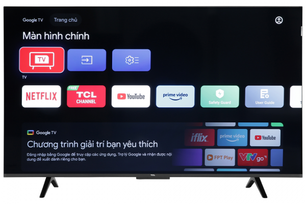 TVAG8000 Google Tivi QLED TCL 4K 43 inch 43C69B