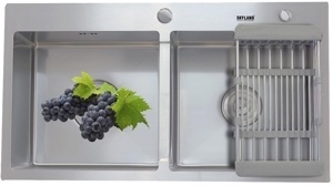 Chậu bếp đôi Hand made EU-8245C