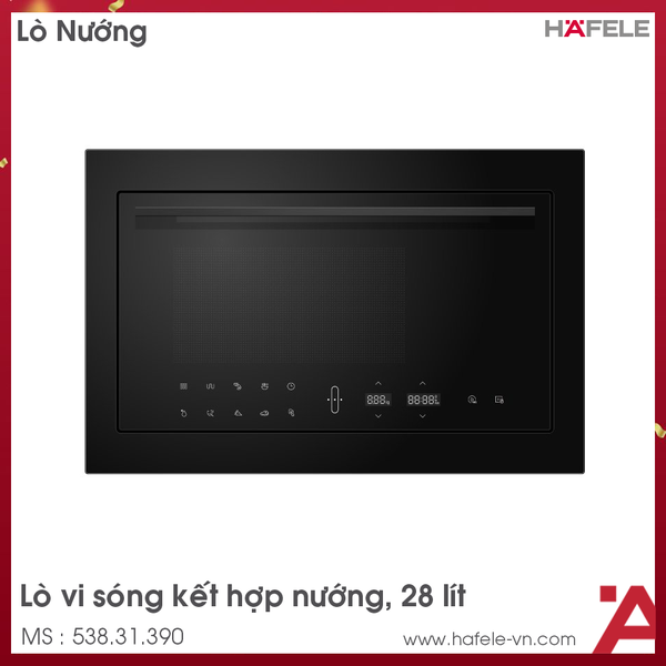 Lò Nướng Kết Hợp Vi Sóng Âm Tủ HMO-6T28A Hafele 538.31.390