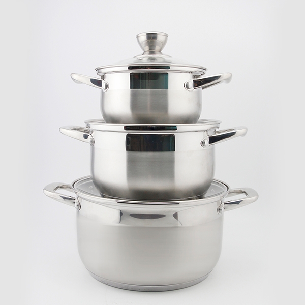 Bộ nồi inox Smartcook 3 chiếc cỡ 16cm, 20cm, 24cm EL3337