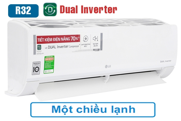 Giá Giảm Sốc: 15.800k Điều hòa LG 1 chiều 24.000BTU V24WIN