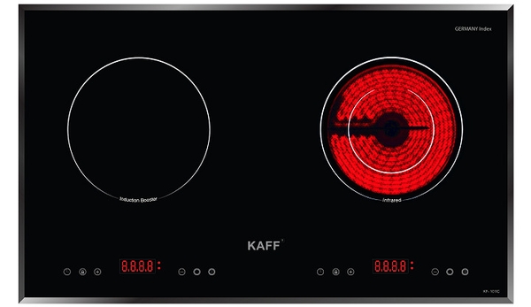 Bếp từ hồng ngoại âm 2 vùng nấu Kaff KF-EG900IH