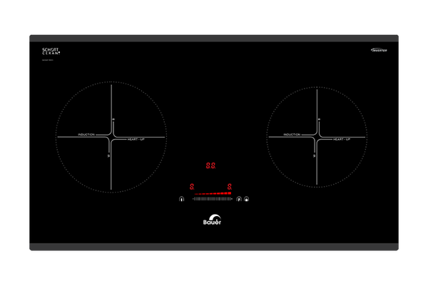 BE820GTS - Tặng PMH trị giá: 1,350k - Bếp từ 2 bếp Made in Germany (kính Schott)