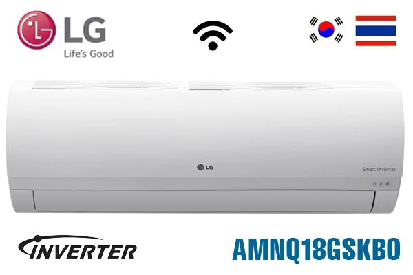 6,490k Điều hòa multi LG treo tường 1 chiều 18000BTU AMNQ18GSKB0