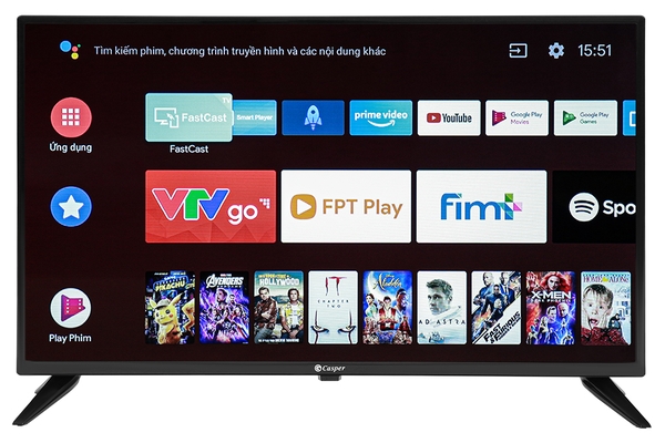 3,150k Smart Tivi Casper 32 Inch HD 32HGA510